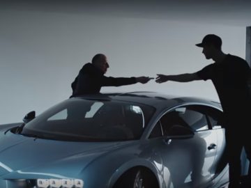 Christiano Ronaldo Bugatti Chiron