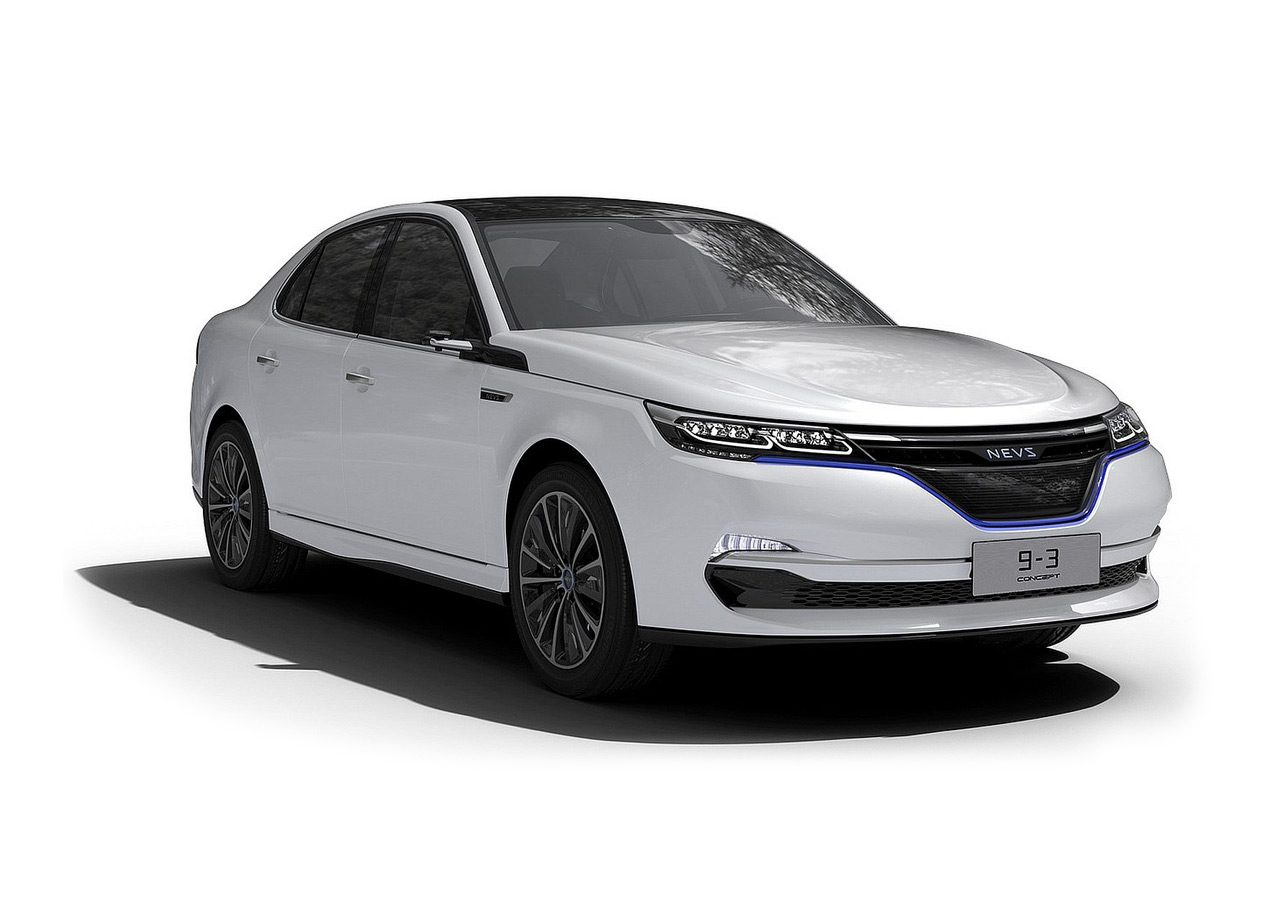 Een witte elektrische auto op een witte achtergrond, te zien in Daily #93.