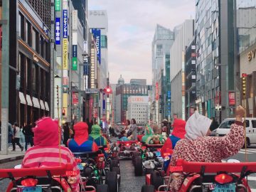 Mario Kart door Tokio