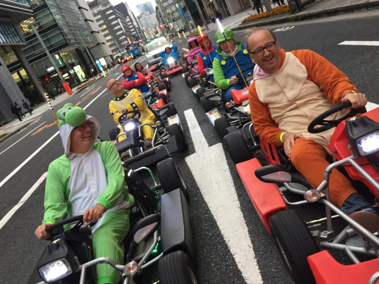 Mario Kart door Tokio