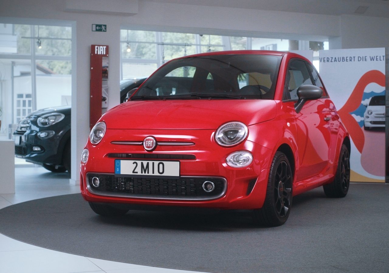2 miljoenste Fiat 500