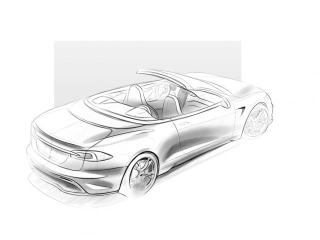 ARES Design Tesla Model S Cabrio