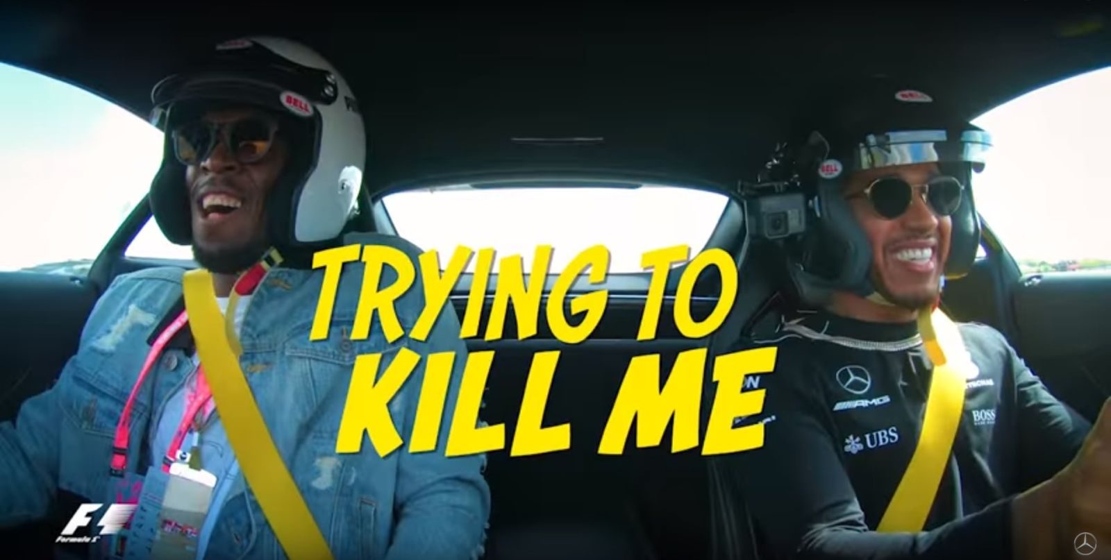 Hamilton vs Bolt AMG GT-R