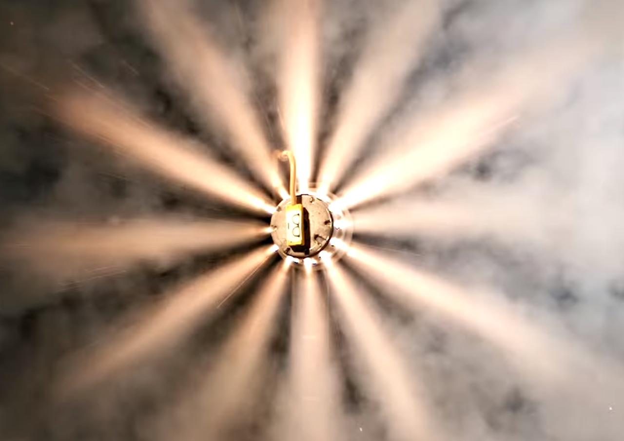 Airbag explosie slow motion