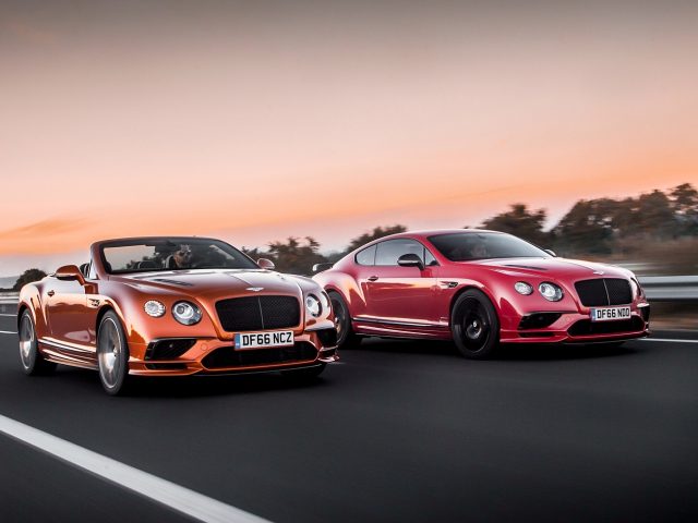 Bentley Continental Supersports Coupé en Convertible