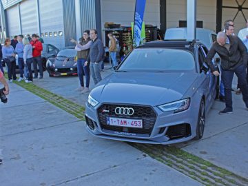Fotoverslag: Audi RS3 versus Audi RS4 versus Audi RS5 op de Borderrun Fly-in Car Show 2017.