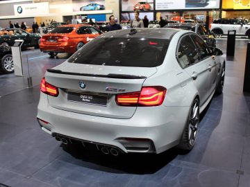 De BMW M5 is te zien op de Autosalon 2018 in Brussel.