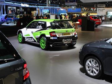 Een fotoverslag van een groep auto's georganiseerd op het Autosalon 2018 in Brussel.