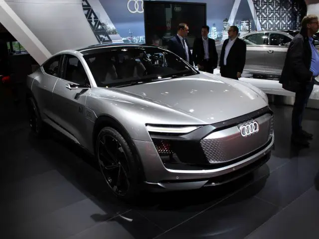 Fotoverslag: Audi e-tron concept op de Autosalon 2018 in Brussel.
