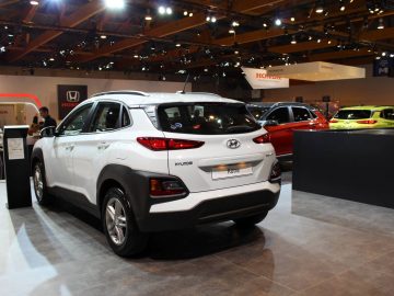 De Hyundai Tucson is te zien op de Autosalon 2018 in Brussel.
