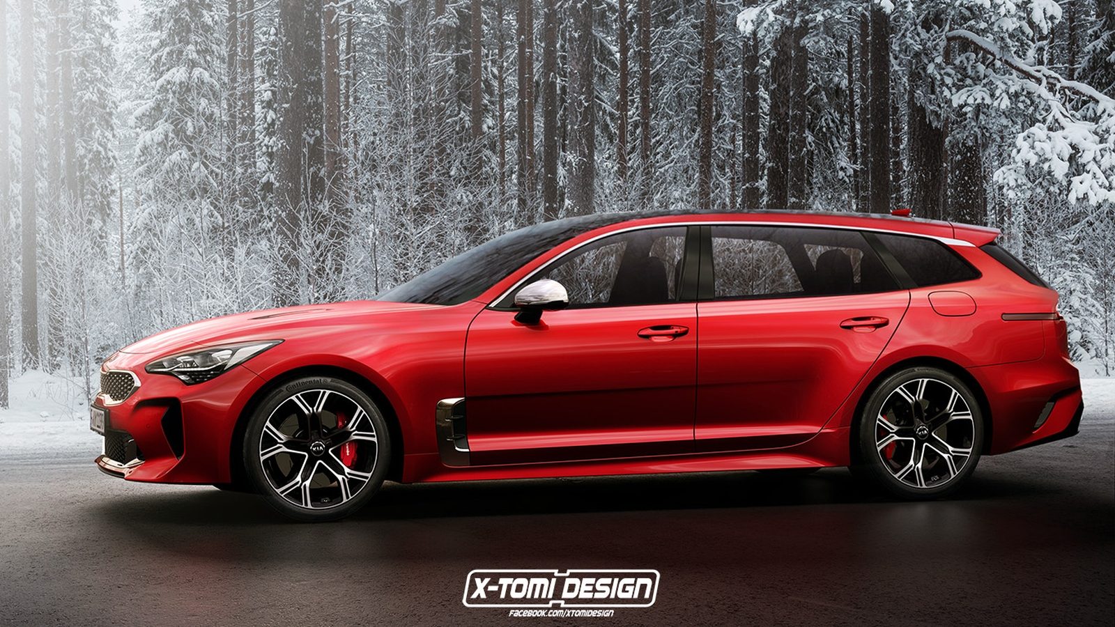 Kia Stinger Wagon / X-Tomi Design