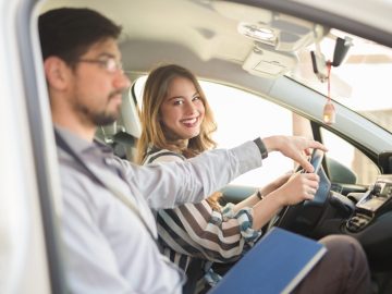 rijlessen bestuurder vrouw