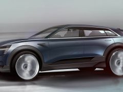 Audi e-tron quattro concept – Exterior Sketch