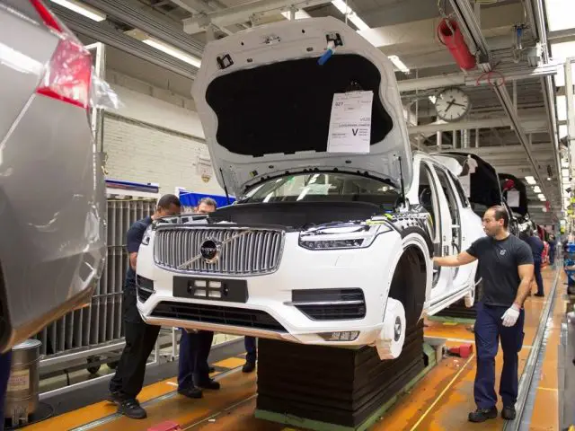 Pre-production of the all-new Volvo XC90 in Torslanda