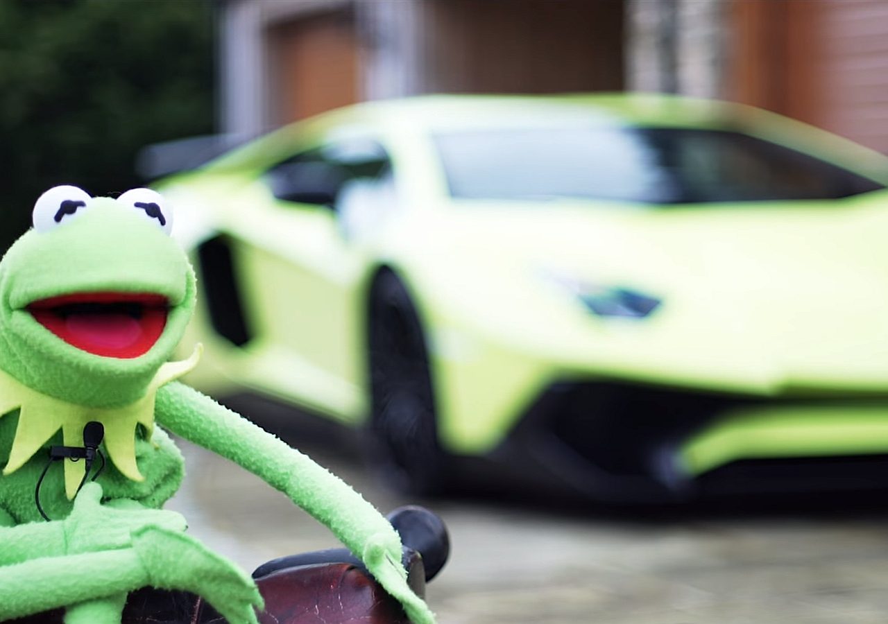 Lamborghini Avenatdor SV Kermit de Kikker