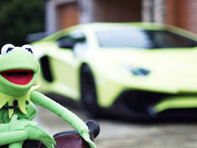Lamborghini Avenatdor SV Kermit de Kikker