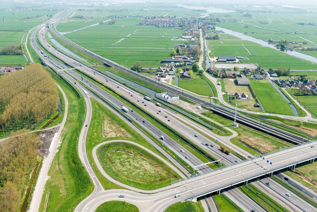 A4 Burgerveen-Leidenfoto: Joop van Houdt / Rijkswaterstaat