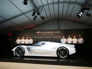 Drivers with GR Supersport Concept TOYOTA GAZOO Racing. Le Mans 24 Hours Race, 11th to 17th June 2018 Circuit de la Sarthe, Le Mans, France.