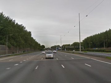 A16 - Hectometerpaal 28,2 - Rotterdam-Breda (Foto: Google Maps)