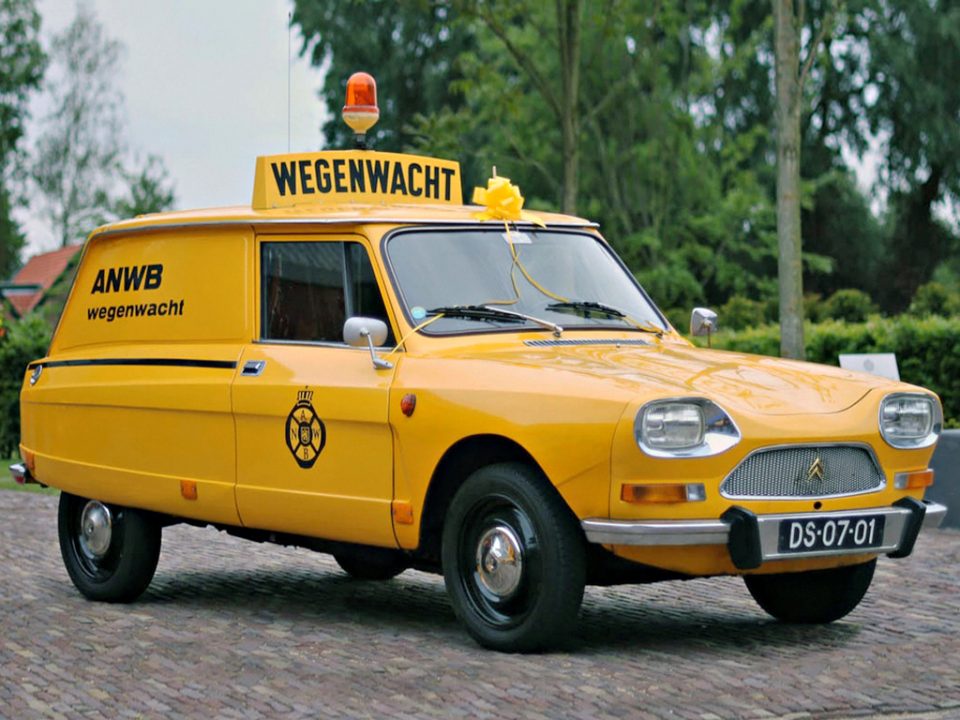 TEMATOYS Citroën AMI 8 ANWB Wegenwacht 1/43 - Métal - NEUF En Boîte