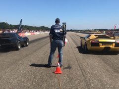 Sprintrace: Lamborghini Murciélago versus Chevrolet Corvette