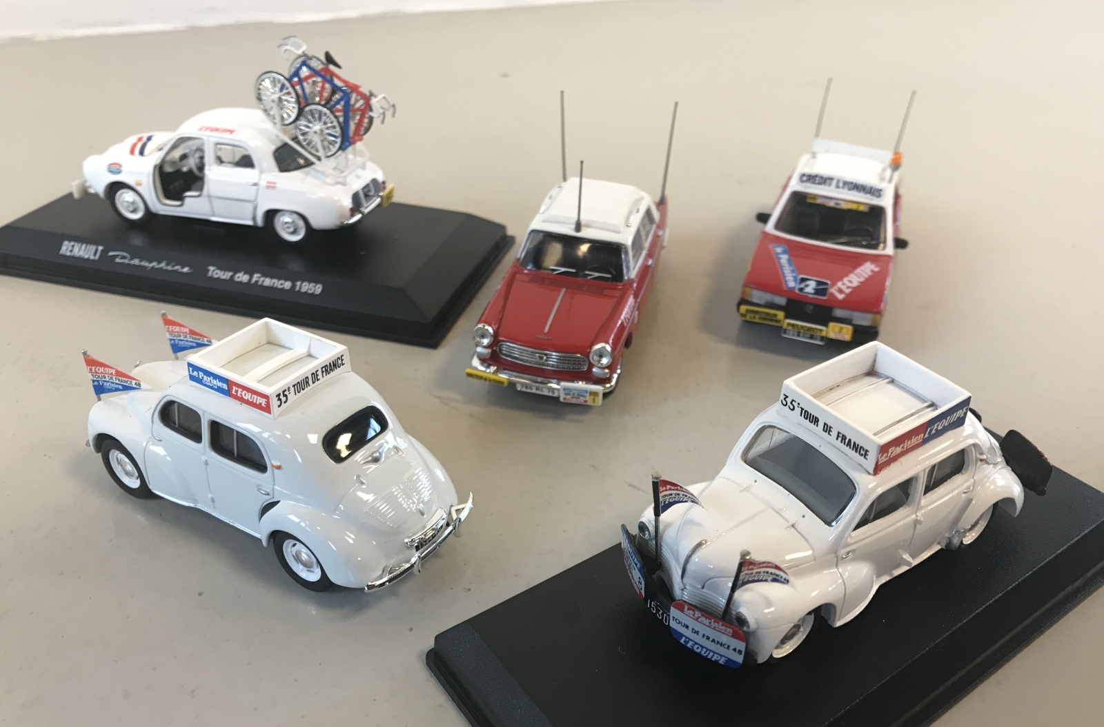 AutoRAI in Miniatuur: Auto’s uit de Tour de France