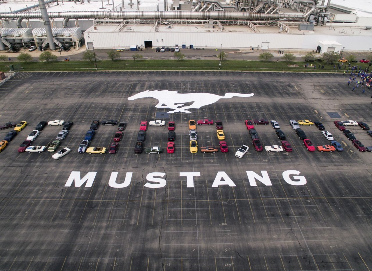 Ford viert 10 miljoenste Mustang