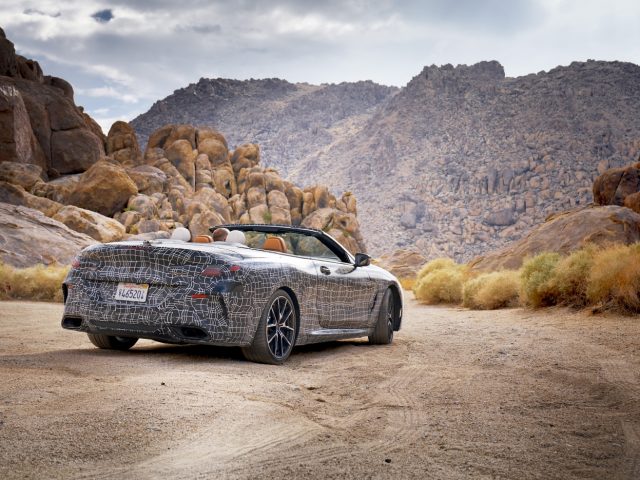 BMW 8 Serie Cabrio - 2019 testwerkzaamheden