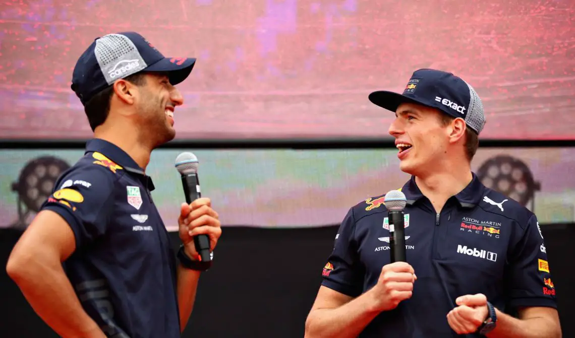 Ricciardo Verstappen Red Bull Racing