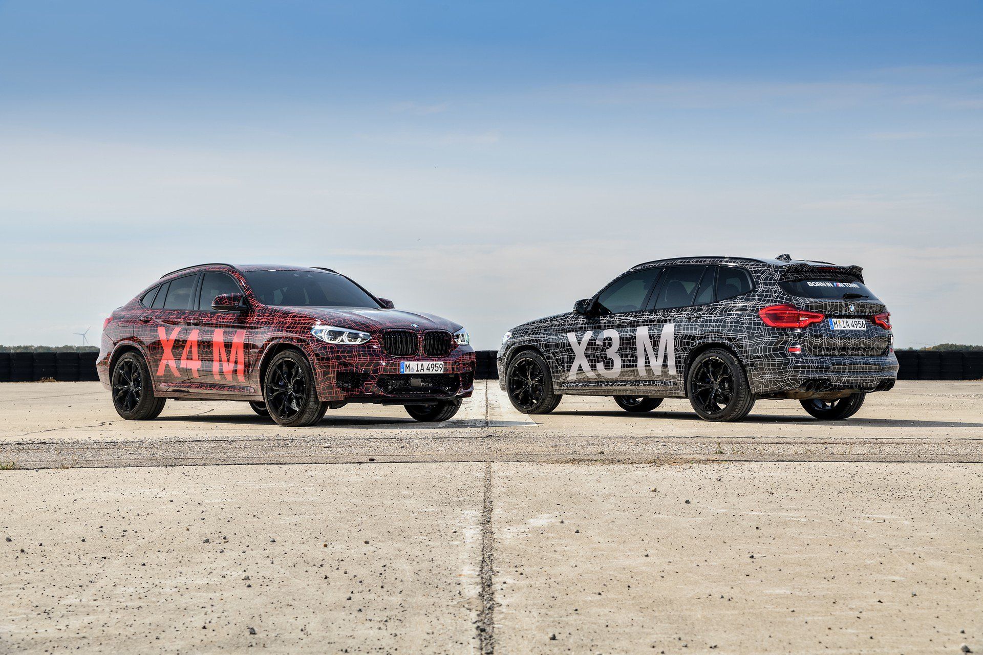 BMW X3 M en BMW X4 M - Prototypes