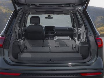 De kofferbak van een Volkswagen Seat Tarraco-camper uit 2019.