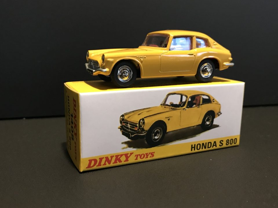 Dinky Toys Atlas 1408 Honda S 800 Jaune Neuve Boite