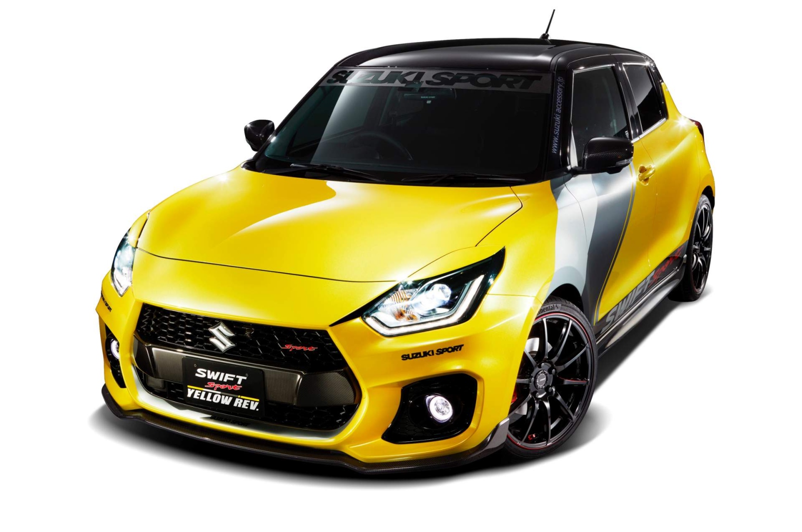 Suzuki Swift Sport Yellow Rev