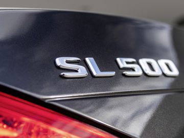 Mercedes-Benz SL 500 Grand Edition-badge.