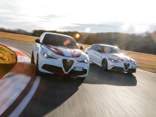 Alfa Romeo Giulia en Stelvio Quadrifoglio Alfa Romeo Racing