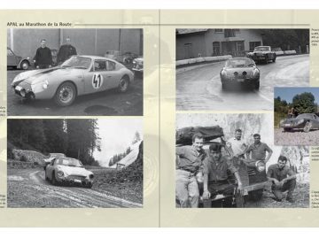 Een collage van een auto en een man met APAL.