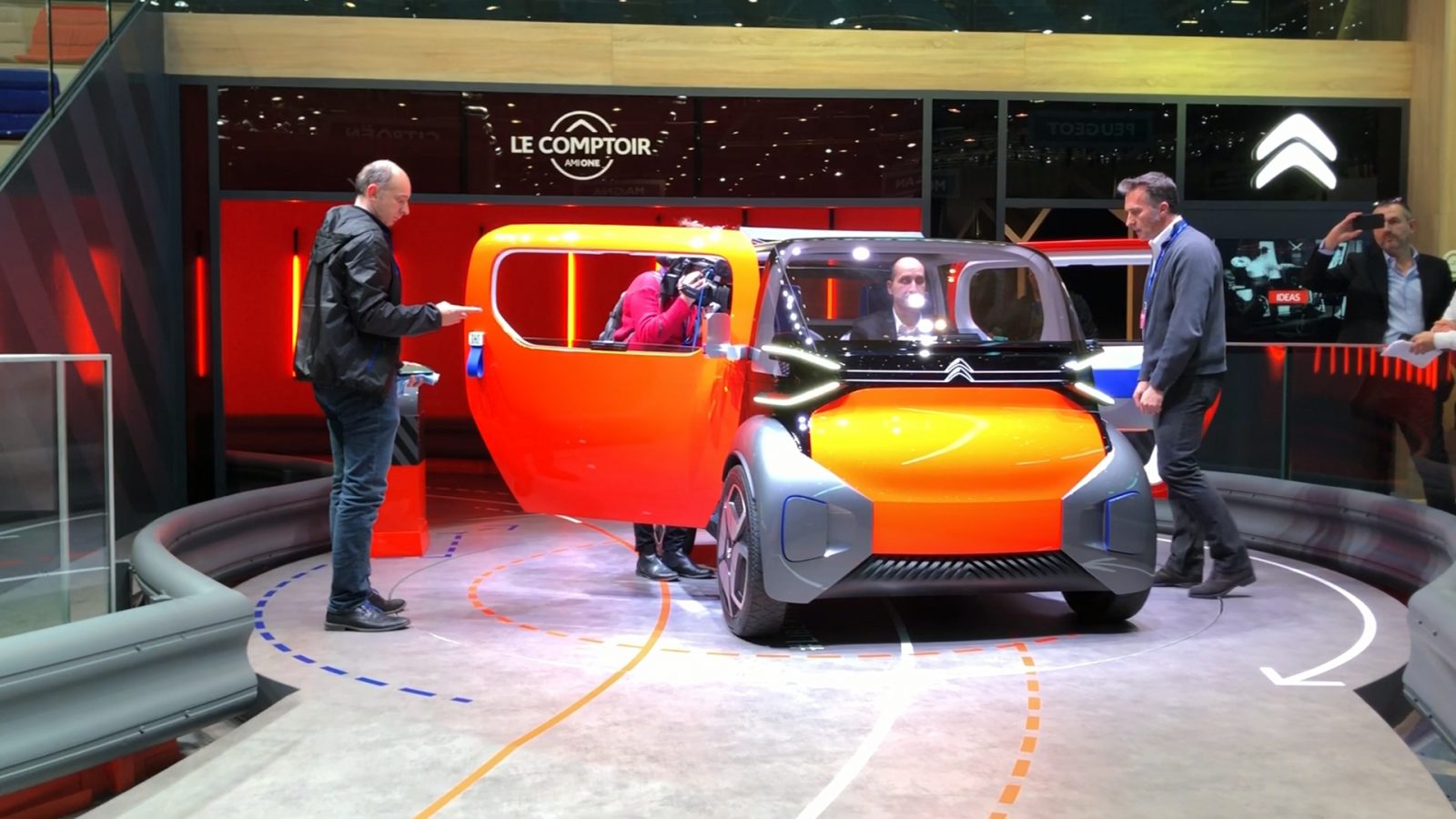 Toyota's conceptauto op de Autosalon van Parijs.