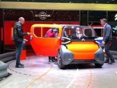 Toyota's conceptauto op de Autosalon van Parijs.