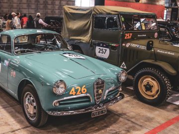Mille Miglia 2019 Alfa Romeo klassieke autoshow.
