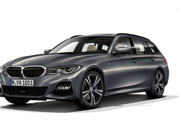 De BMW 3-serie wagen uit 2019.