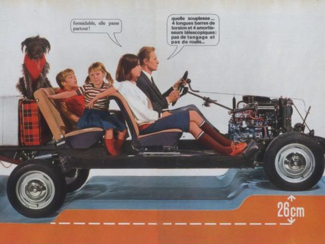 Een reclame voor een gezin in een Renault-jeep.