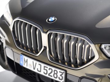 BMW X6 grille 3D-model - preview nr. 2.