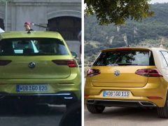 Volkswagen Golf 7 versus Golf 8