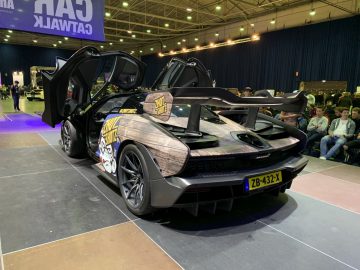 Een Lamborghini Huracan te zien op 100% Auto Live 2019.