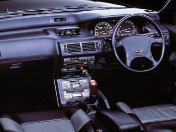 Het interieur van een AMG-auto.