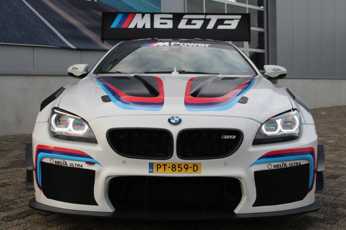 een keer Lieve Hobart Straatlegale BMW M6 'GT3' staat te koop, kost de hoofdprijs