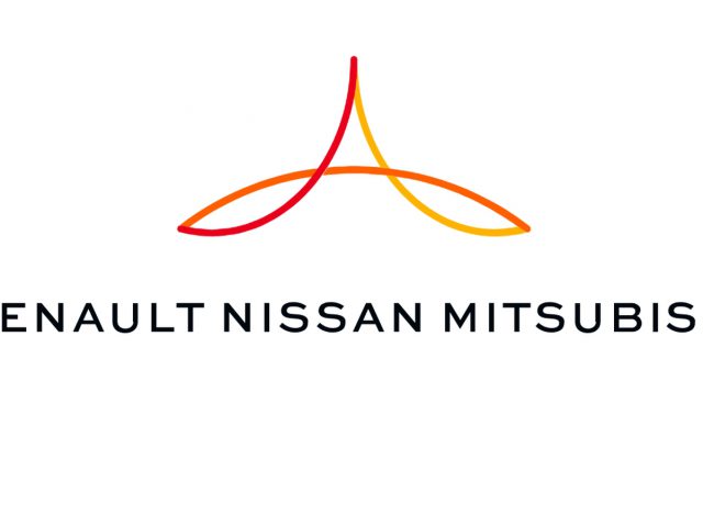 Logo van de Nissan-alliantie.