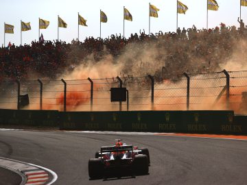 ZANDVOORT, NETHERLANDS - SEPTEMBER 05: Max Verstappen of the Netherlands driving ...
