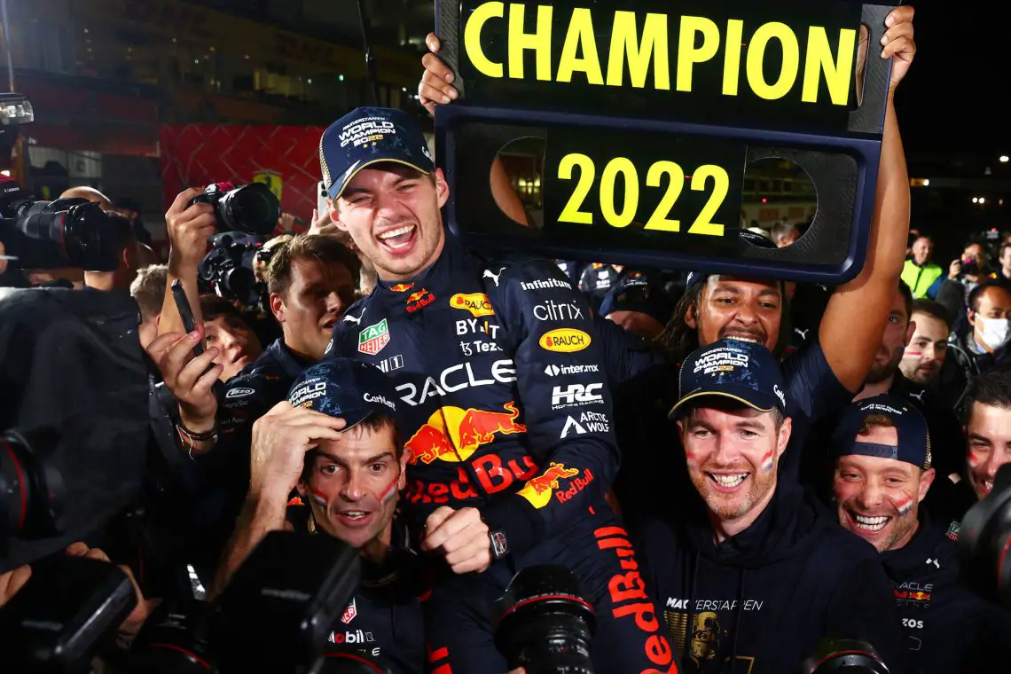 Max Verstappen world champion Formula 1 2022