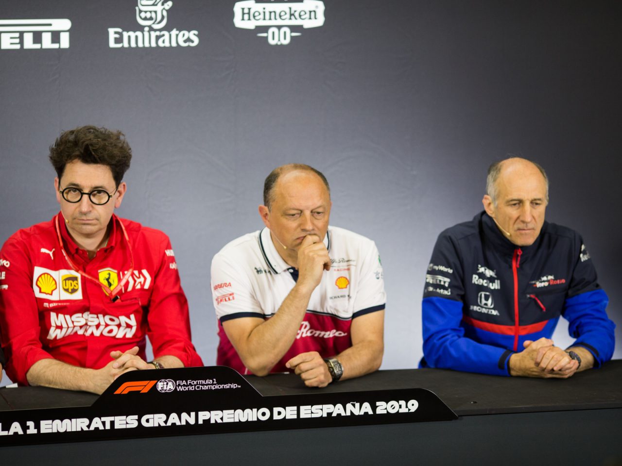 Mattia Binotto Fred Vasseur Formule 1